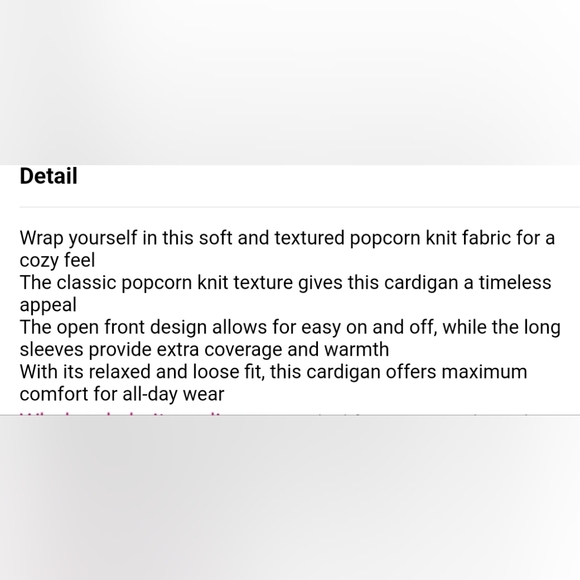 ❤️New popcorn cardigan - Picture 5 of 6